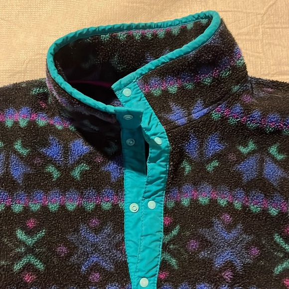 Vintage L.L.Bean Synchilla Fleece Pullover - Picture 3 of 7